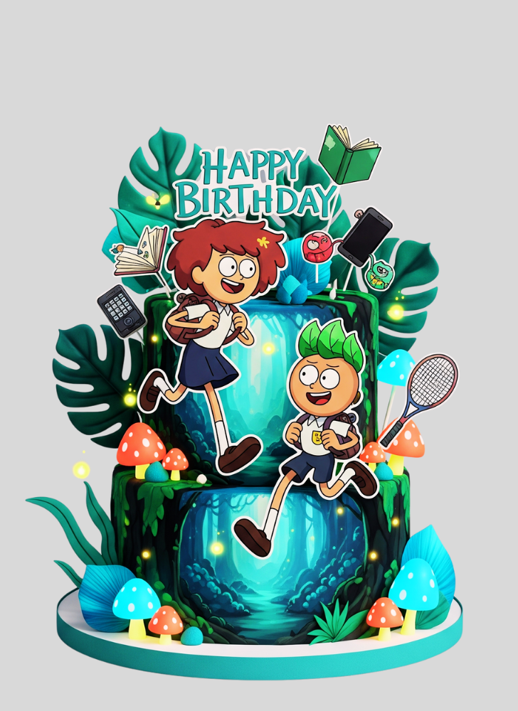 Slightly Amphibia Cake
