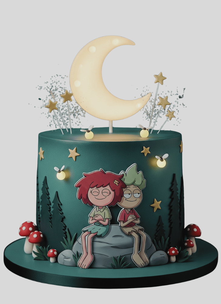 Wonderful Amphibia Cake Design