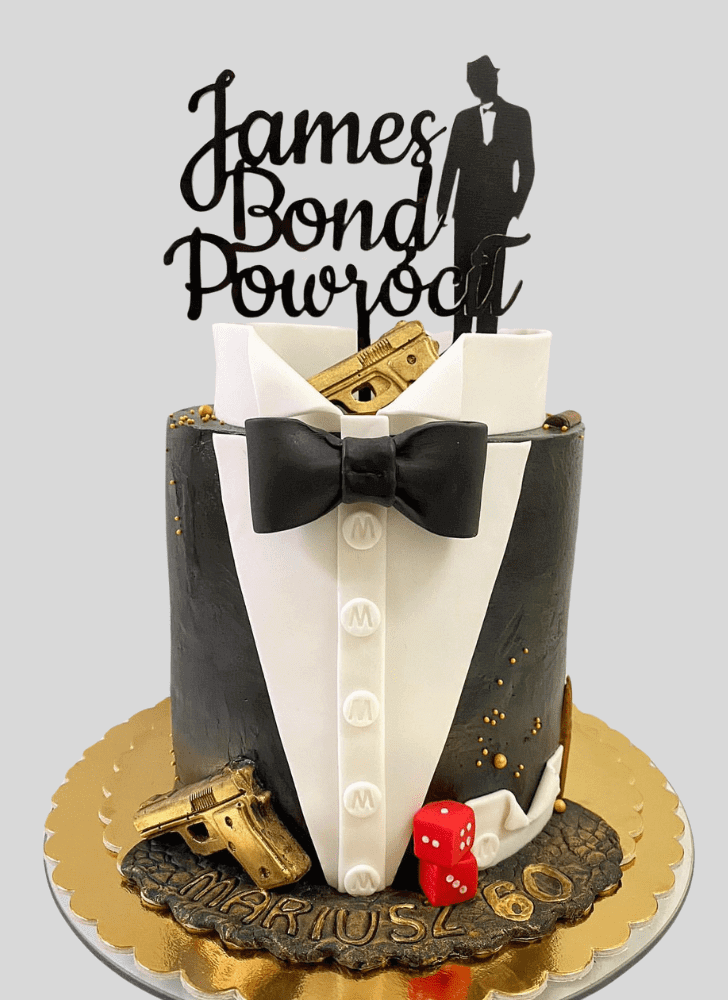 Fascinating James Bond Cake