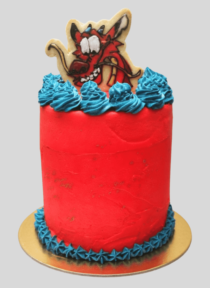 Alluring Mushu Cake