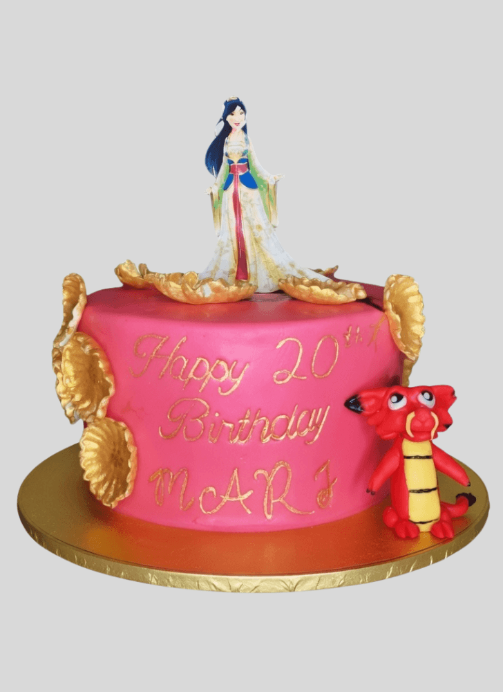 Elegant Mushu Cake