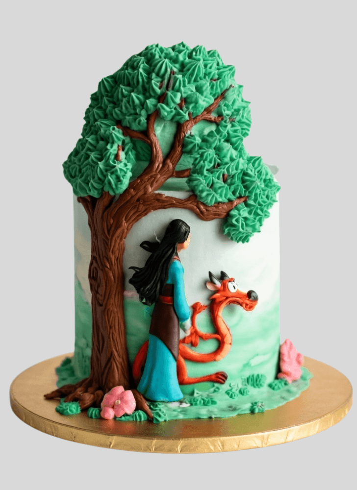 Resplendent Mushu Cake