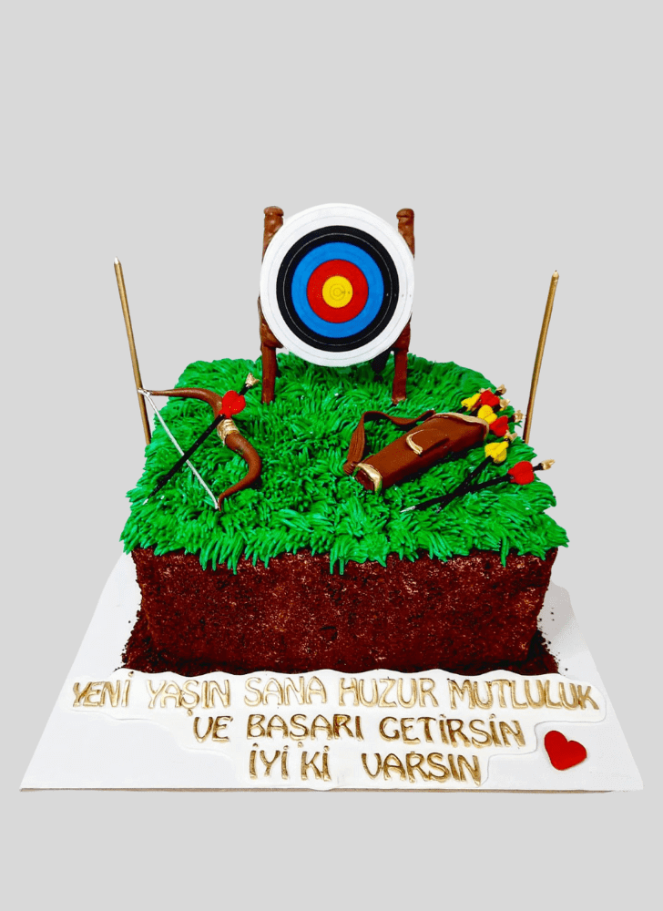 Angelic Archery Cake