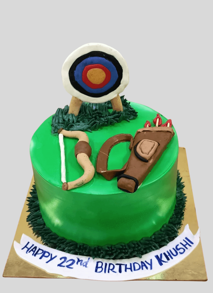 Fetching Archery Cake