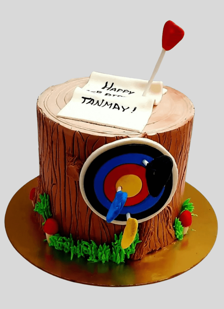 Graceful Archery Cake