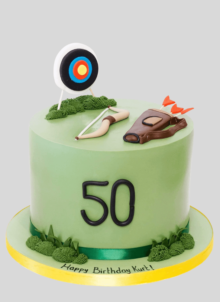 Mesmeric Archery Cake