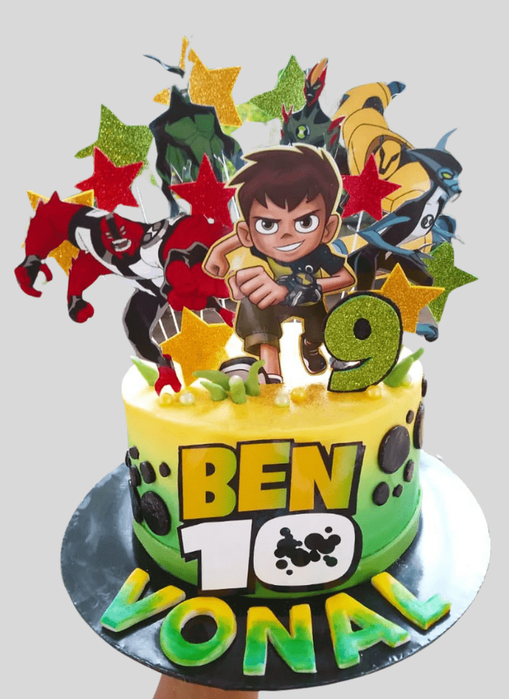 Dazzling Ben 10 Cake