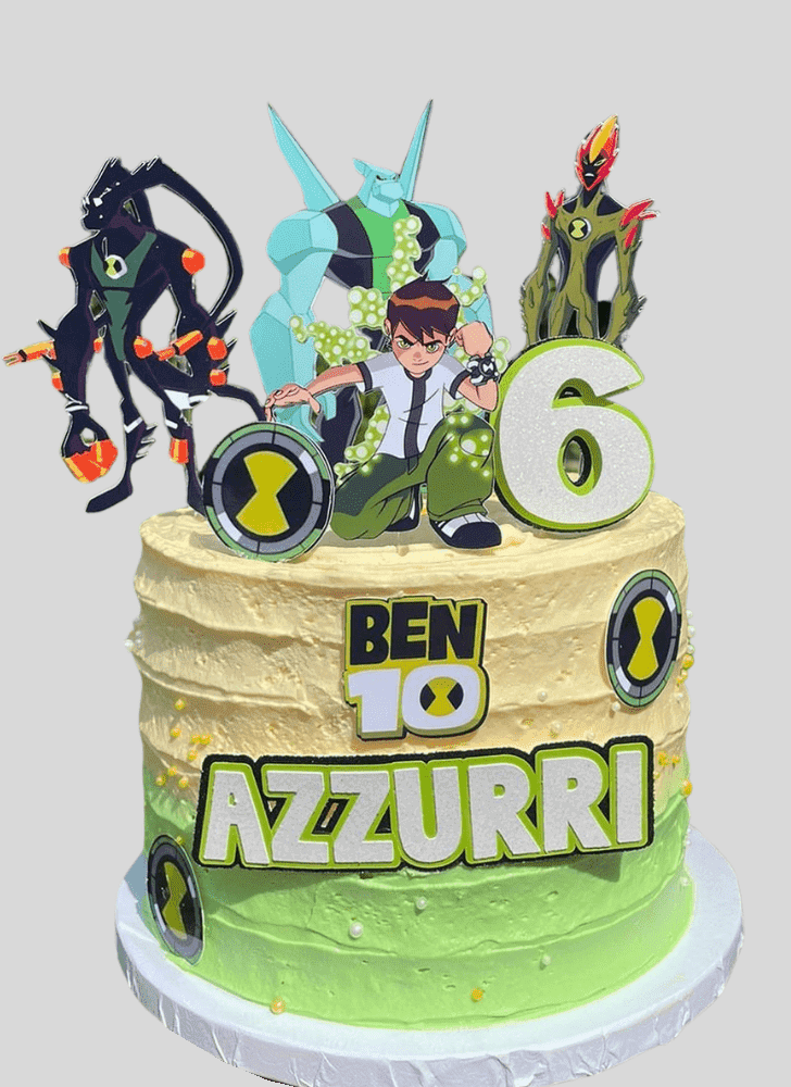 Delicate Ben 10 Cake