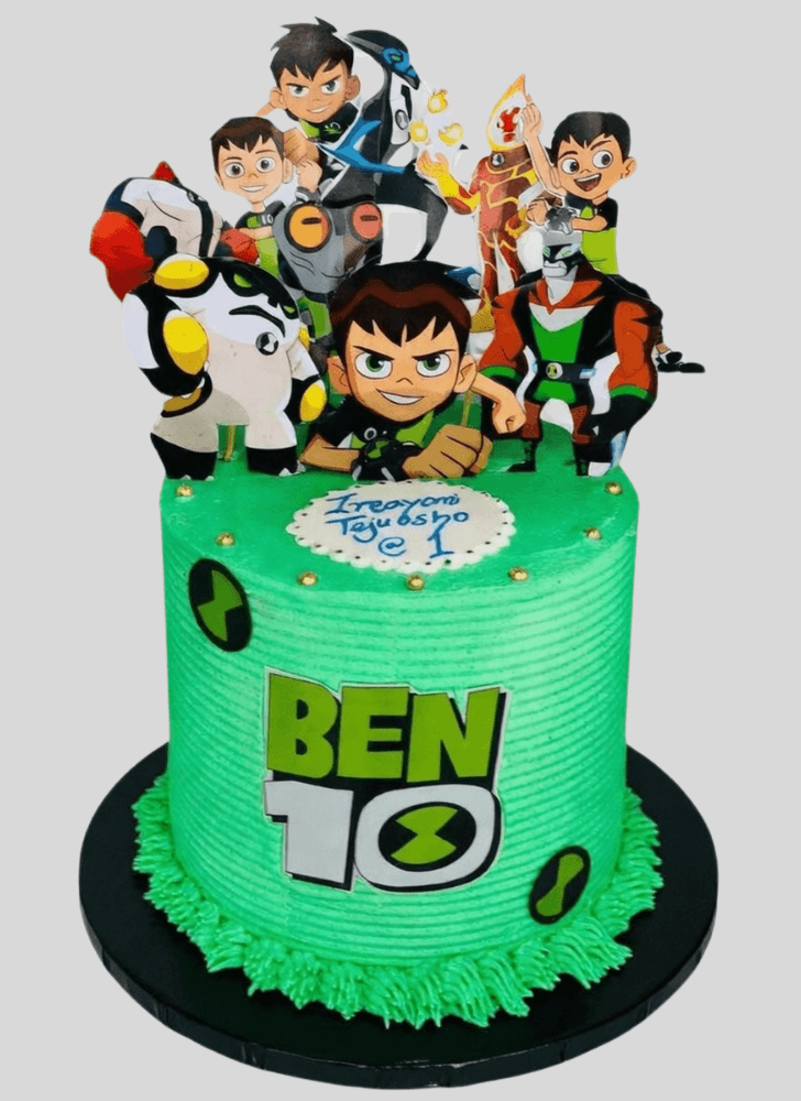 Inviting Ben 10 Cake