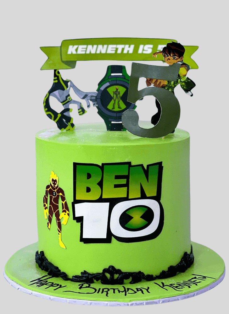 Pretty Ben 10 Cake