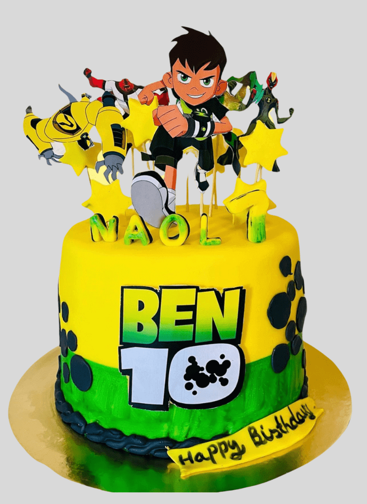 Wonderful Ben 10 Cake Design