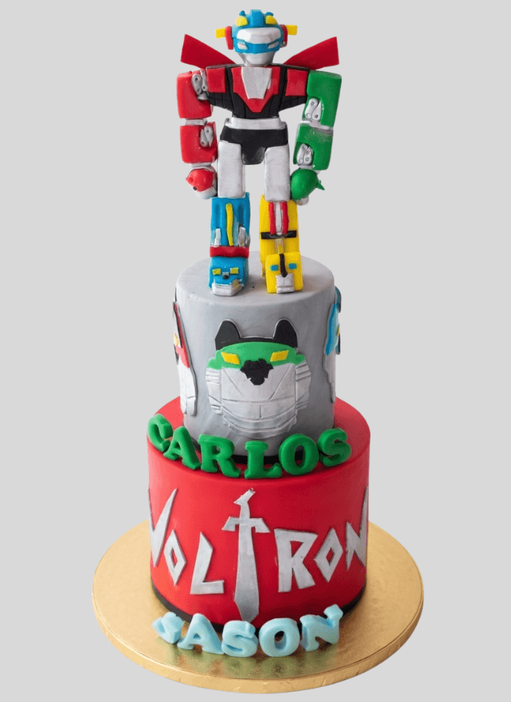 Beauteous Voltron Cake