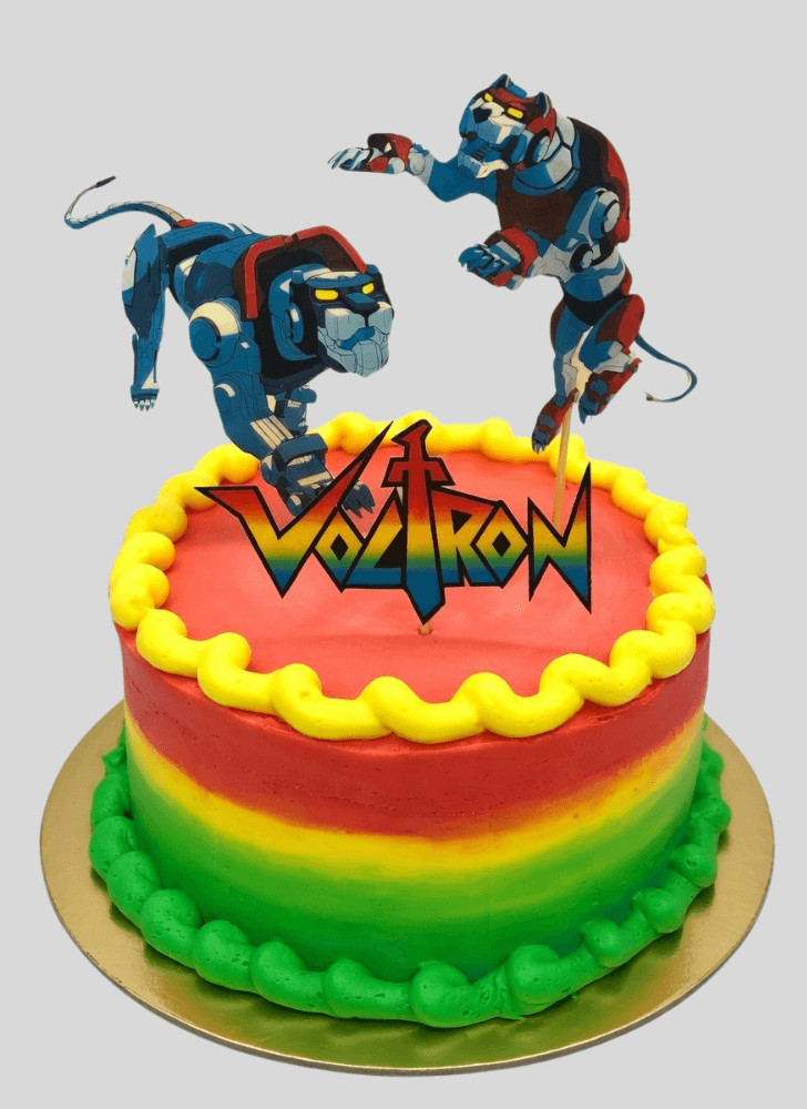 Charming Voltron Cake