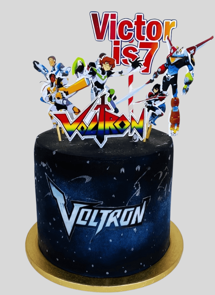 Enthralling Voltron Cake