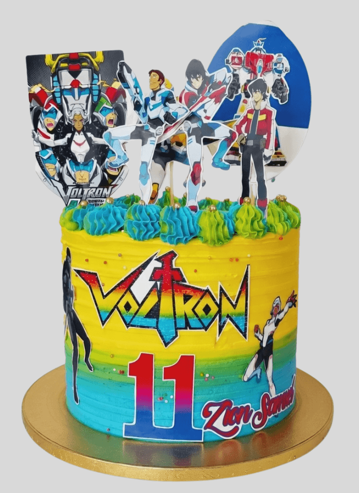 Excellent Voltron Cake