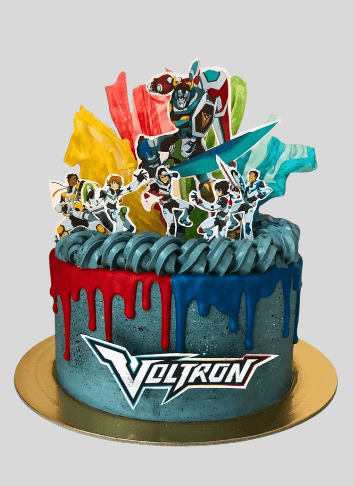 Inviting Voltron Cake