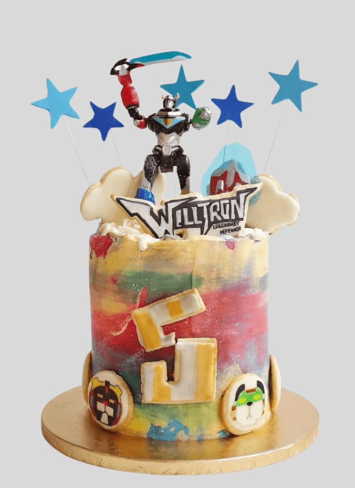 Superb Voltron Cake