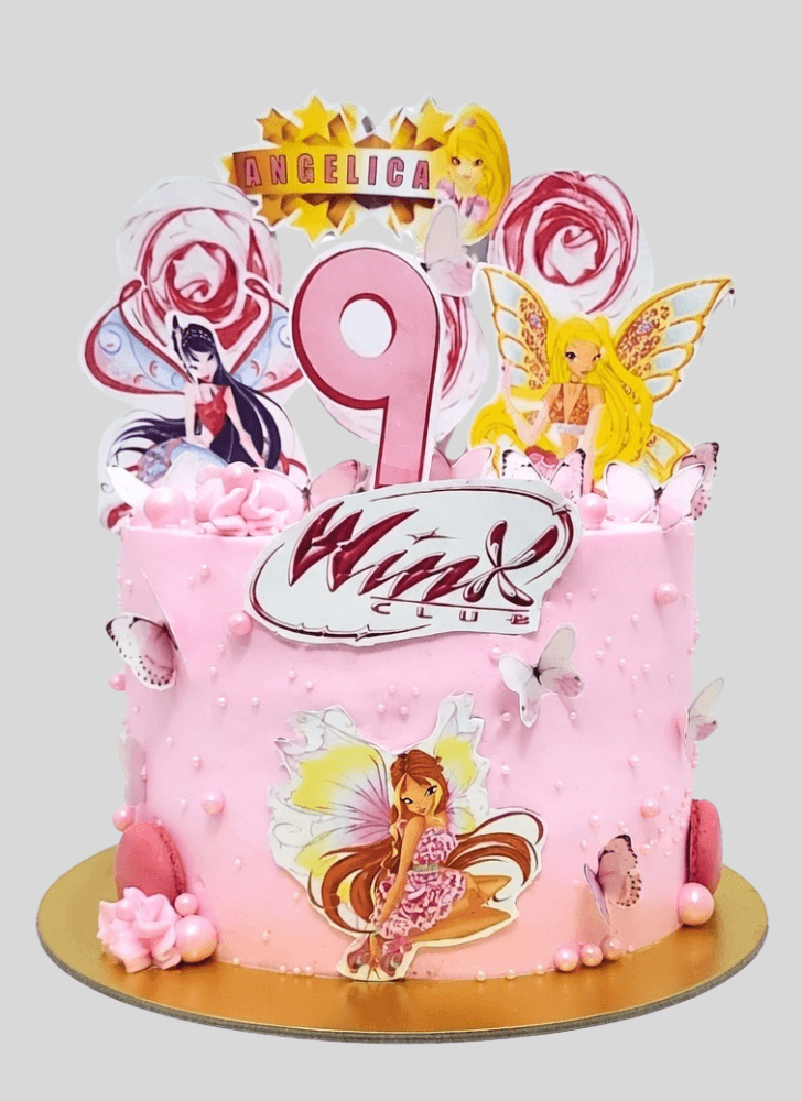 Lovely Winxclub Cake Design