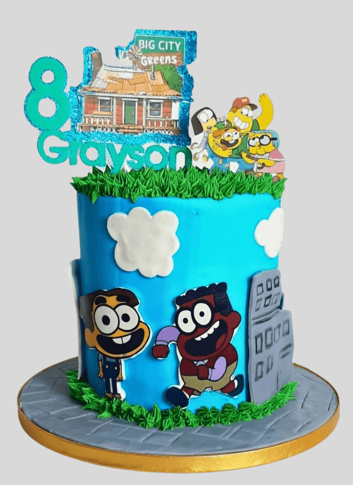 Admirable Big City Greens Cake Design
