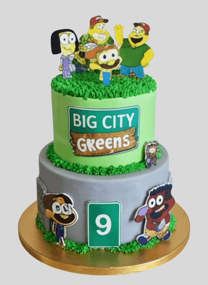 Delightful Big City Greens Cake