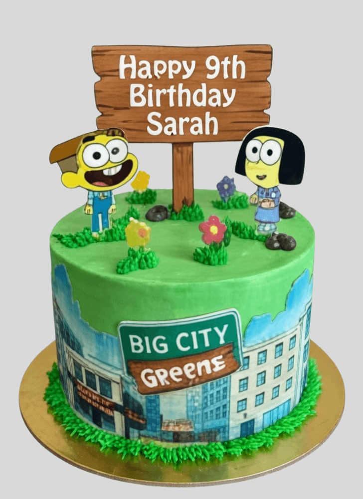 Elegant Big City Greens Cake