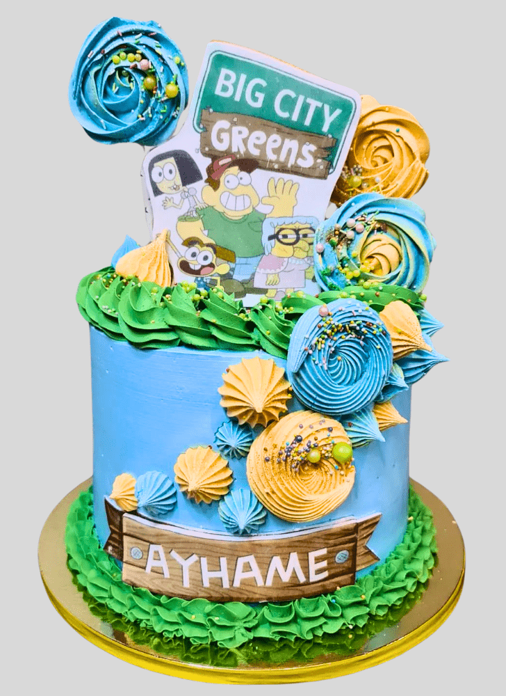 Inviting Big City Greens Cake