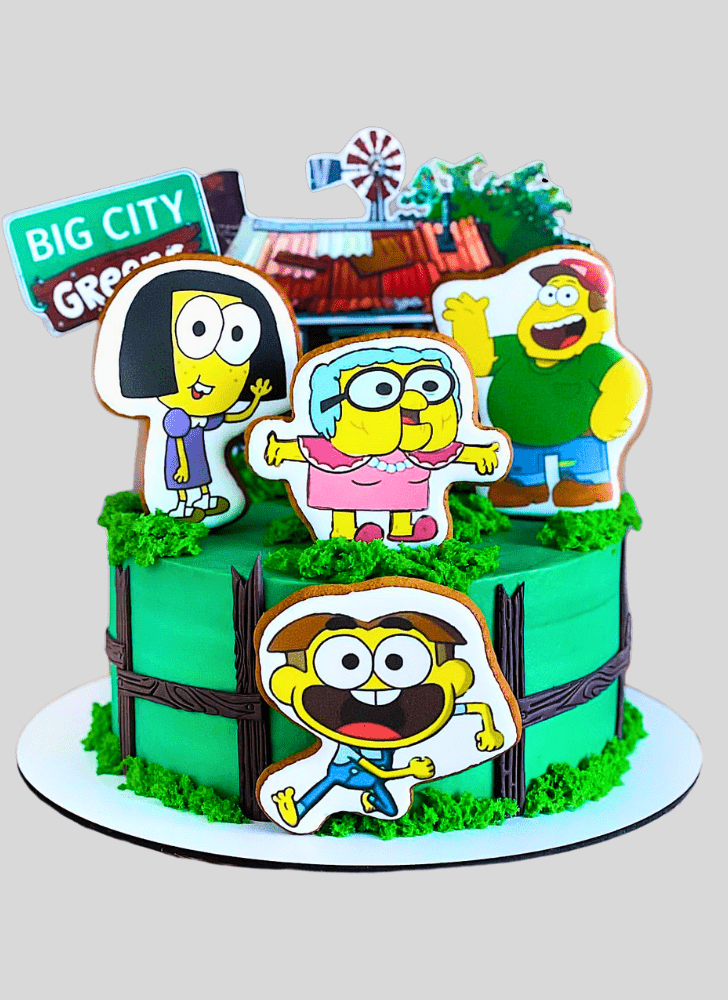 Lovely Big City Greens Cake Design