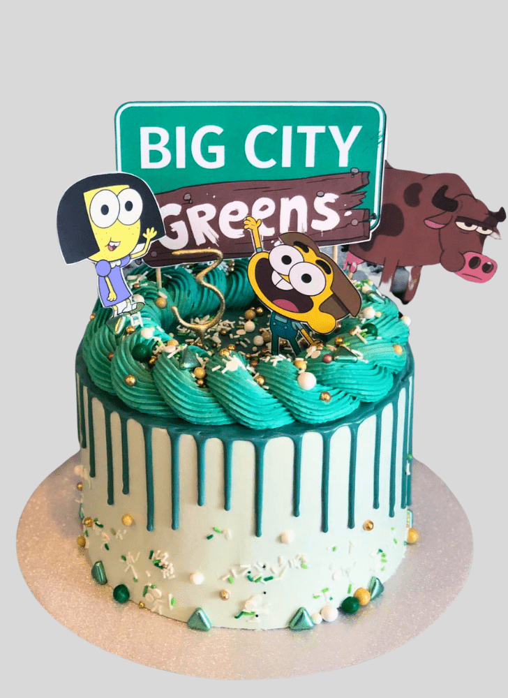 Pretty Big City Greens Cake