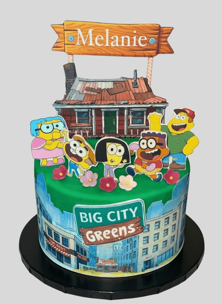Shapely Big City Greens Cake