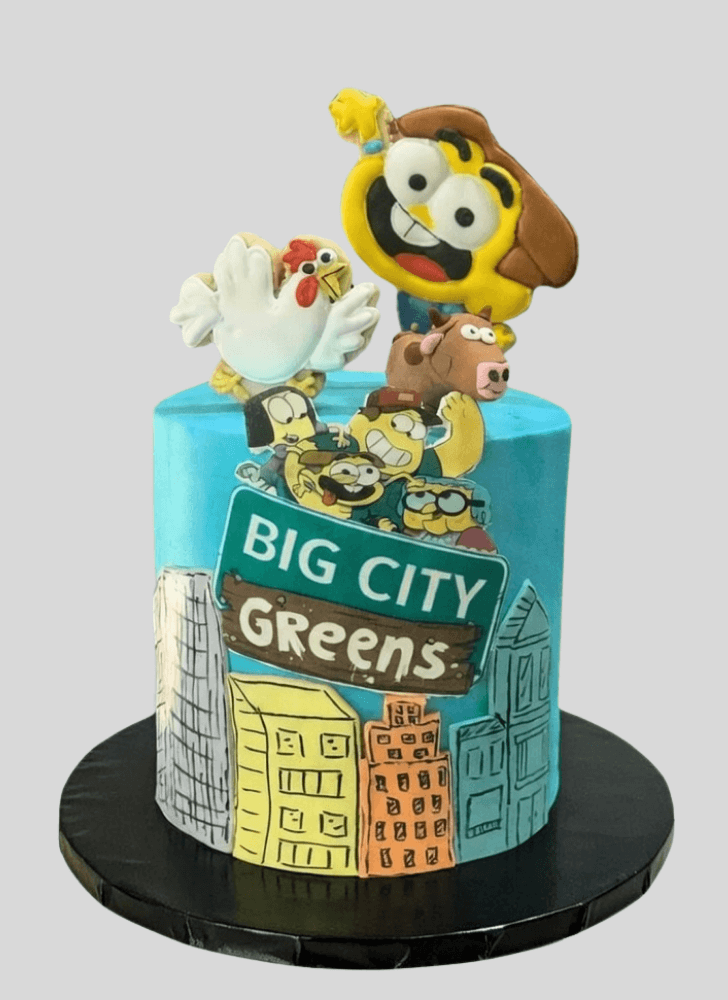 Slightly Big City Greens Cake