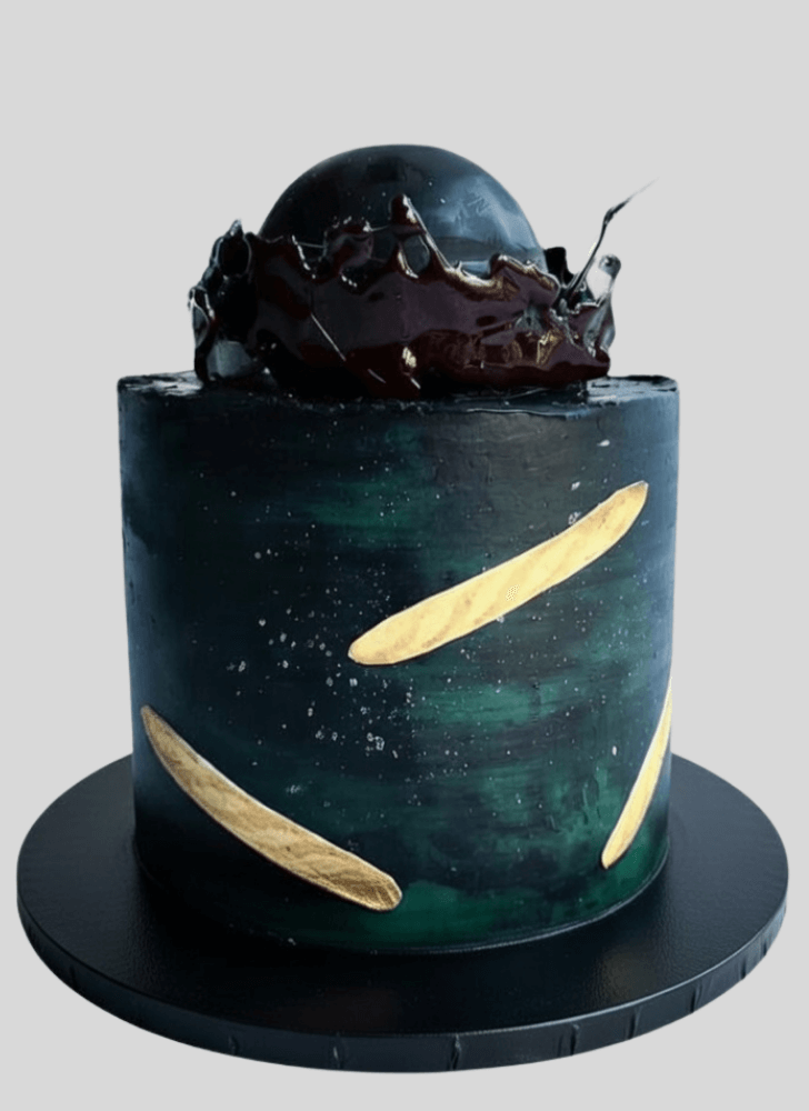 Angelic Black Hole Cake