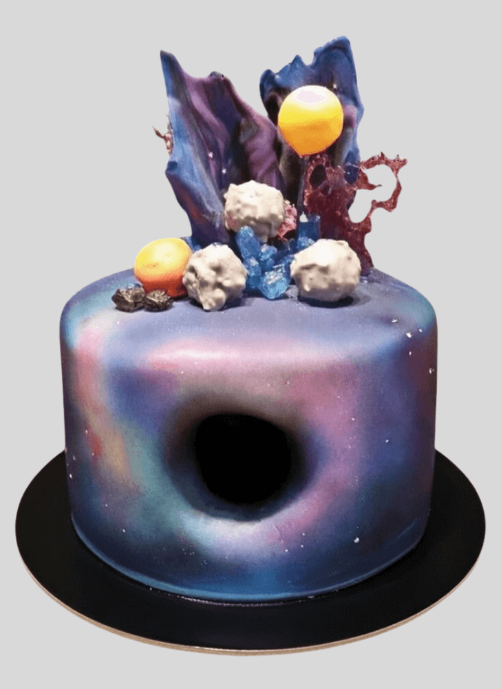 Beauteous Black Hole Cake