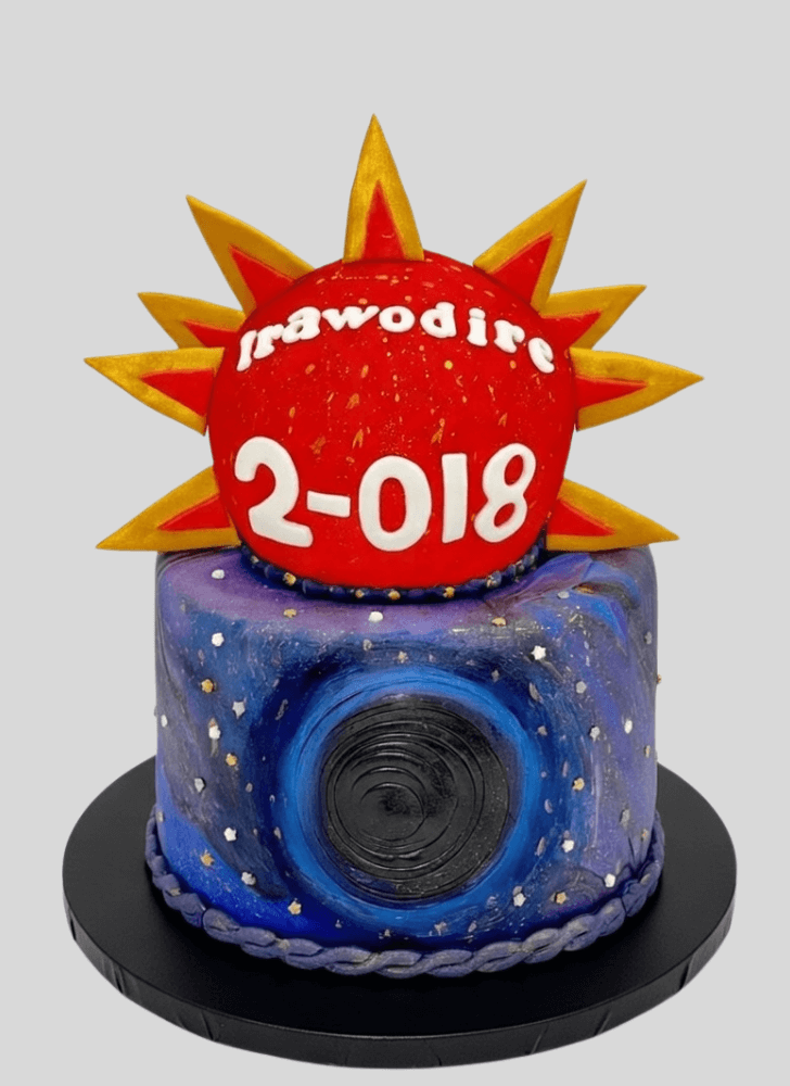 Charming Black Hole Cake