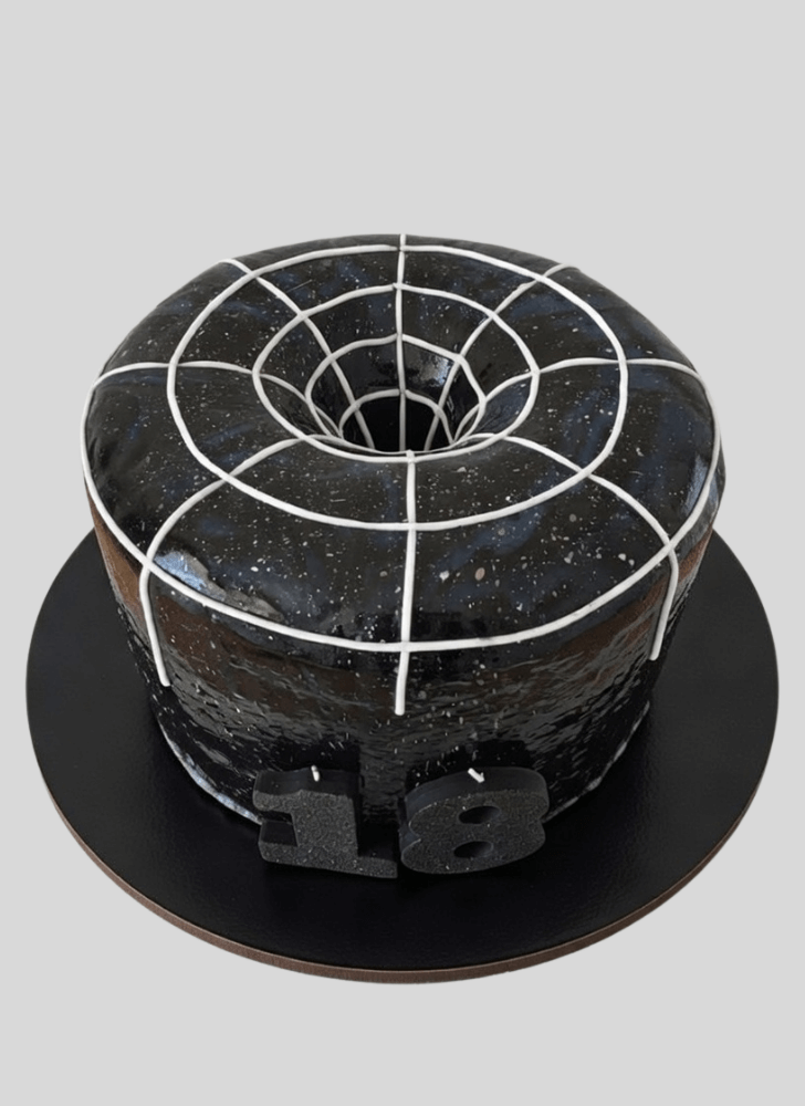Comely Black Hole Cake