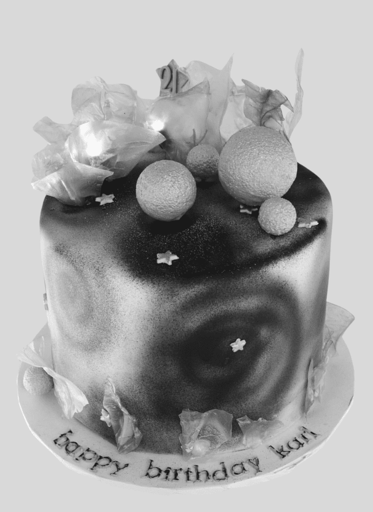 Delightful Black Hole Cake