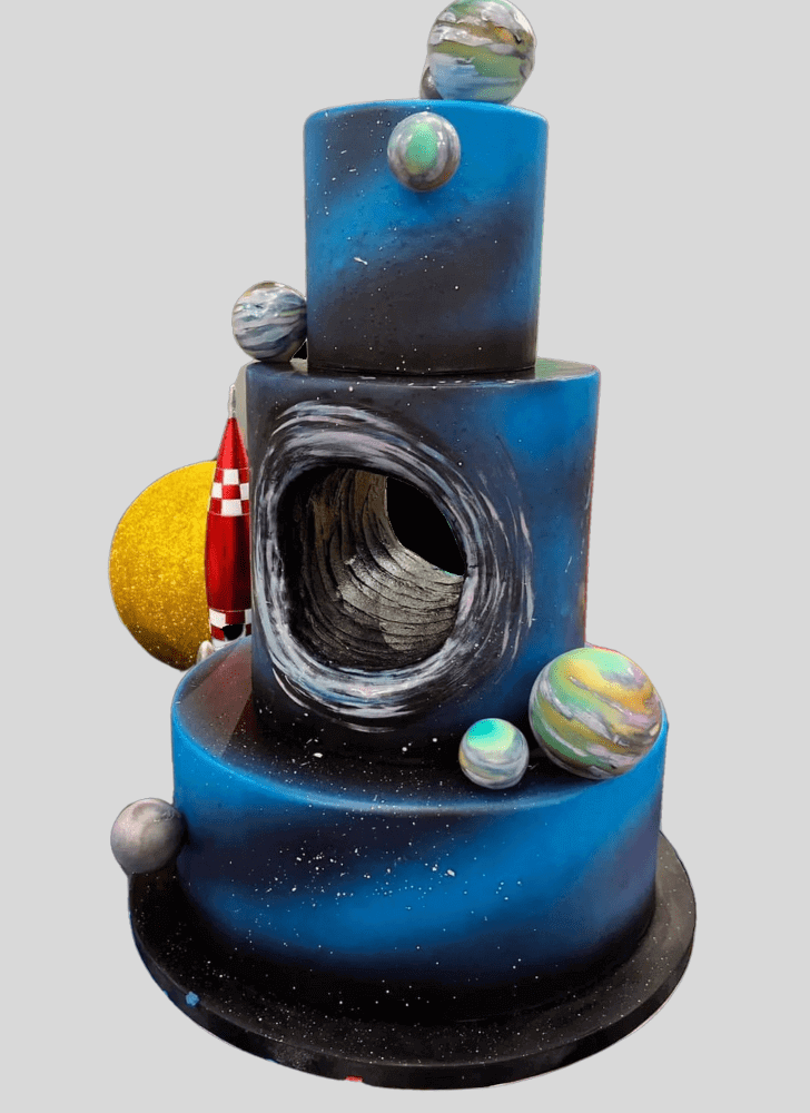 Fascinating Black Hole Cake