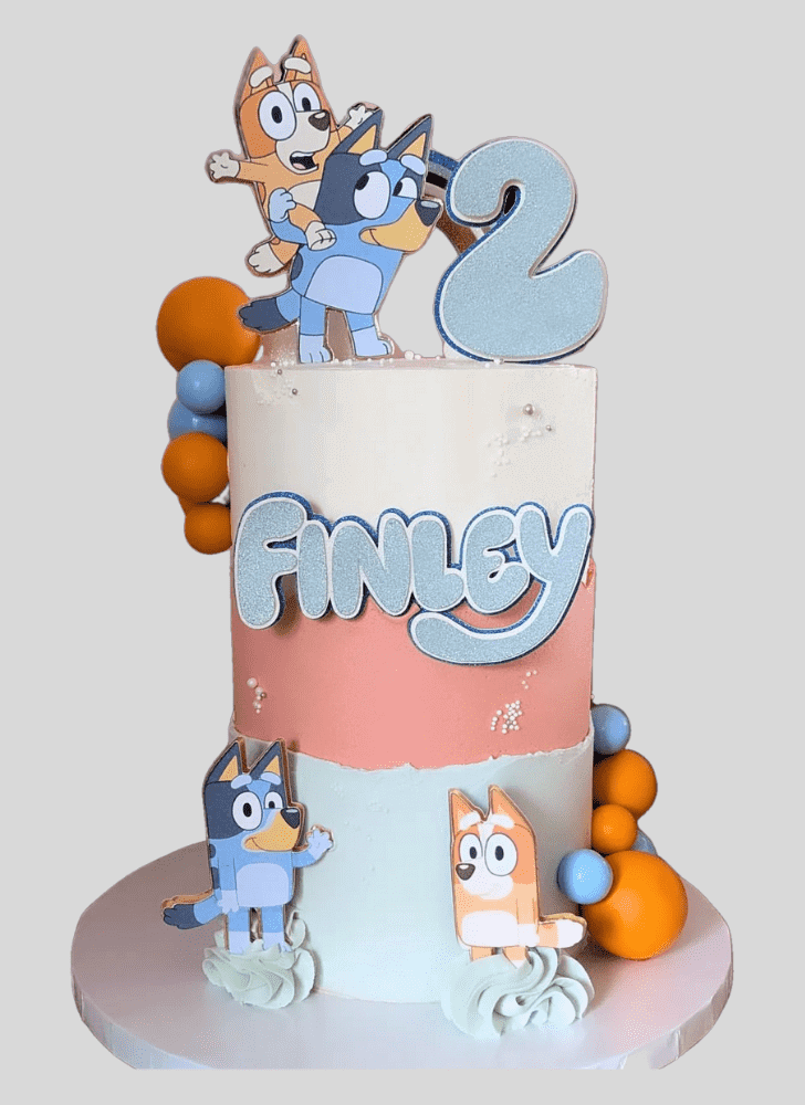 Alluring Bluey Cake