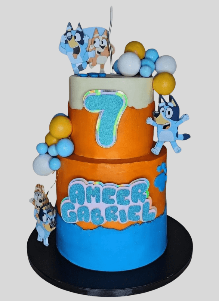 Charming Bluey Cake