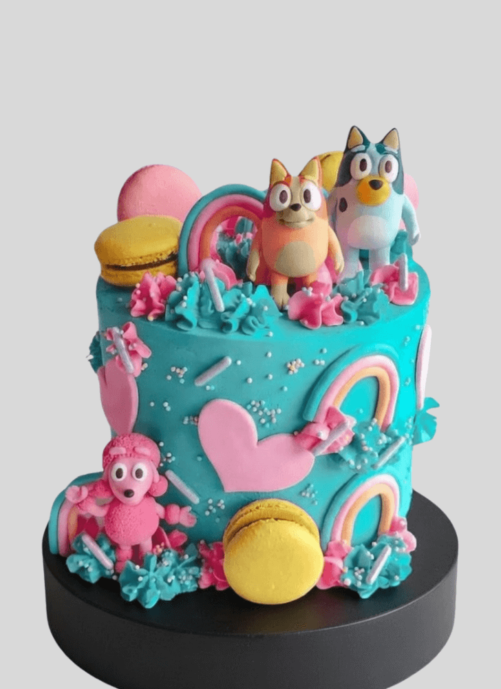 Dazzling Bluey Cake