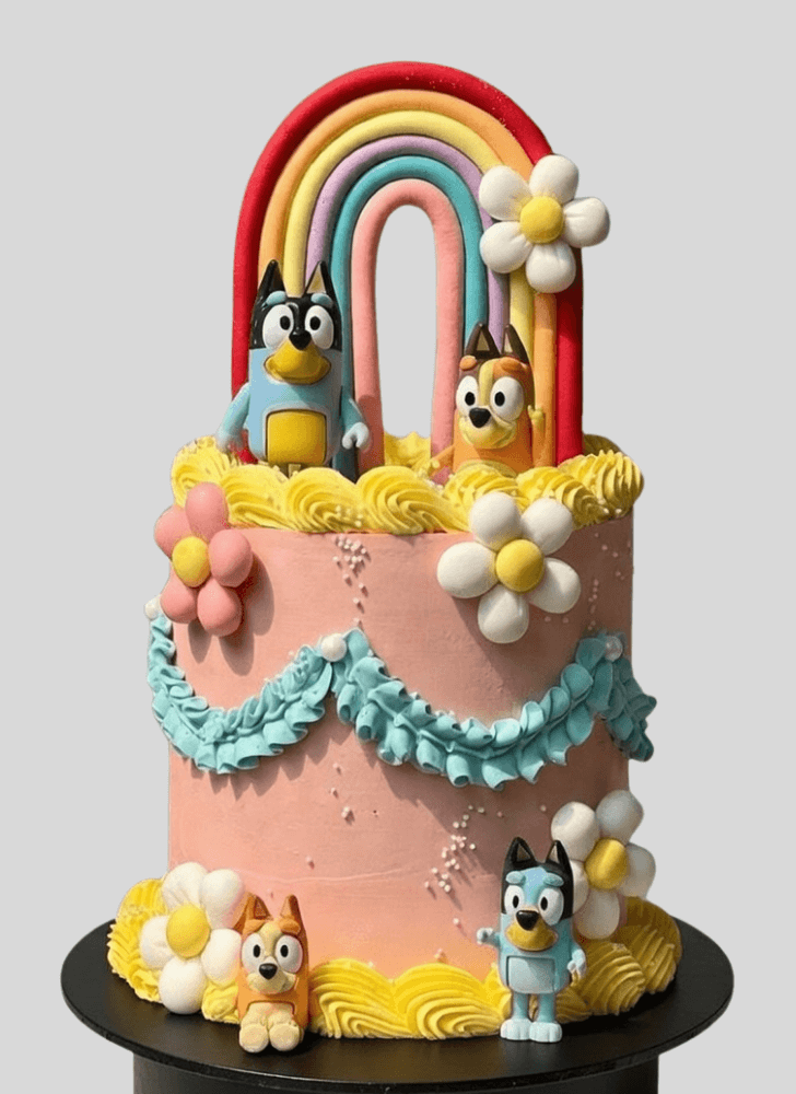 Fetching Bluey Cake