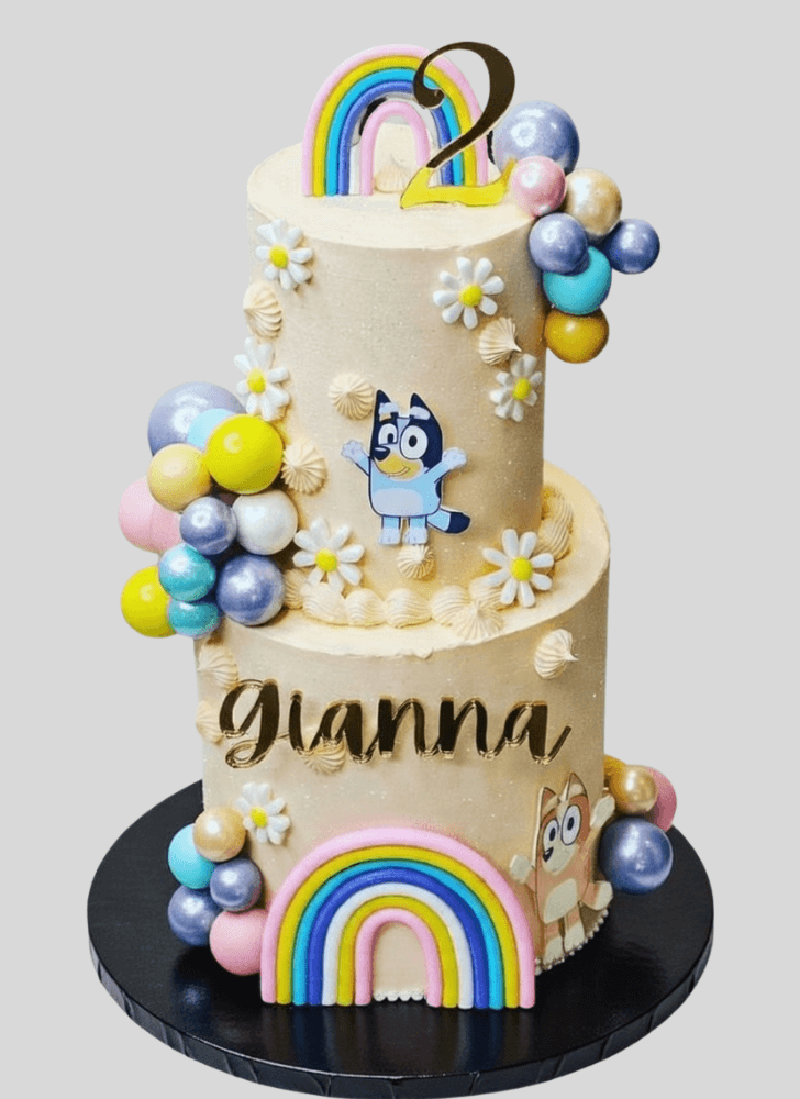 Fine Bluey Cake