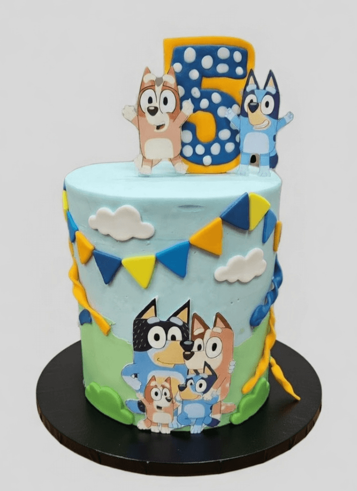 Marvelous Bluey Cake