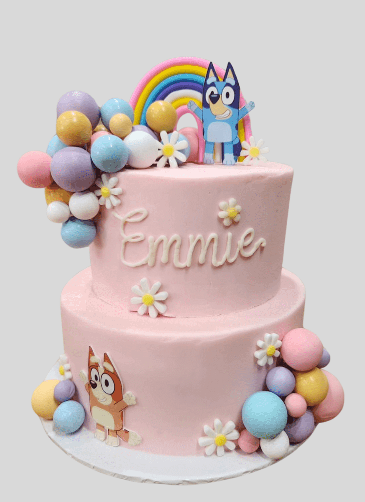 Mesmeric Bluey Cake