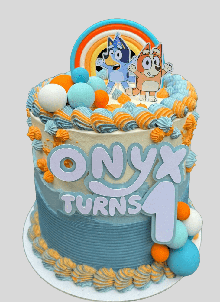Refined Bluey Cake