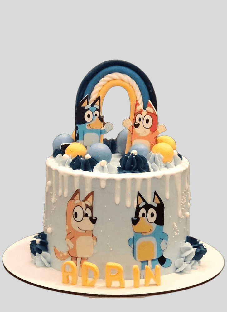 Slightly Bluey Cake