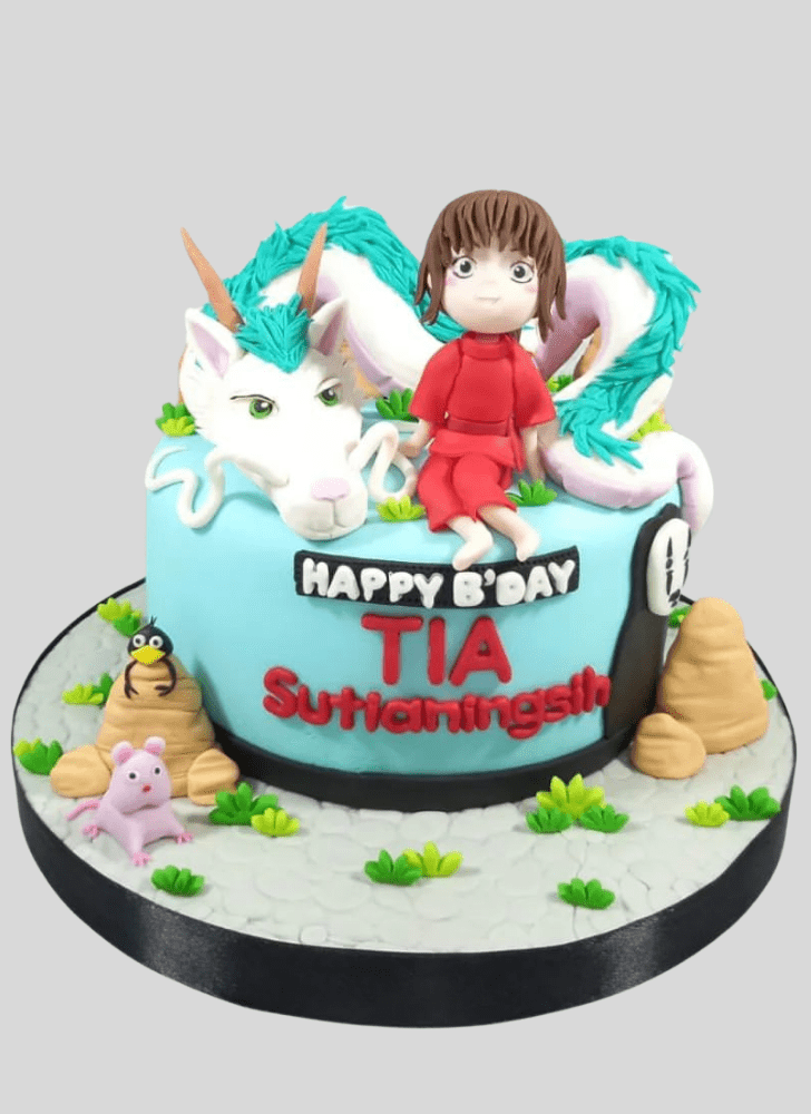 Cute Spirited Away Cake