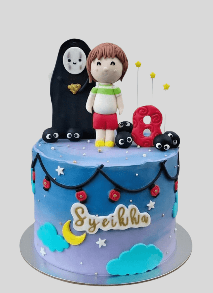 Pleasing Spirited Away Cake