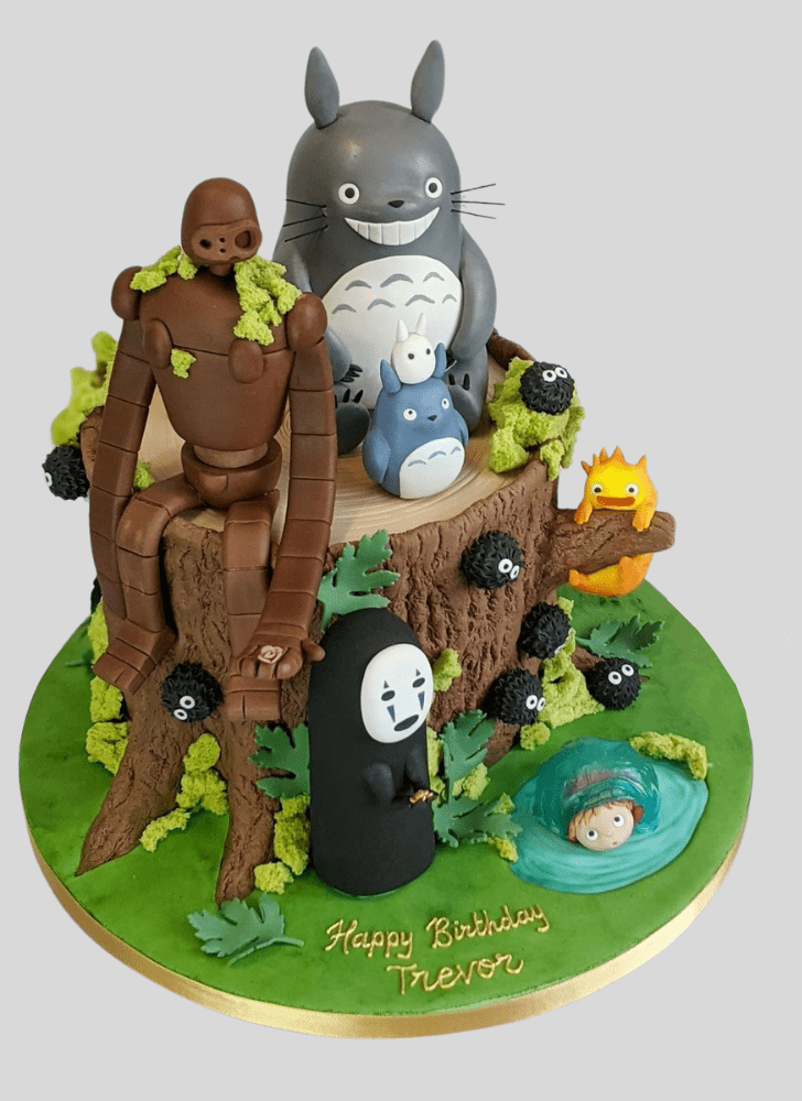 Refined Spirited Away Cake