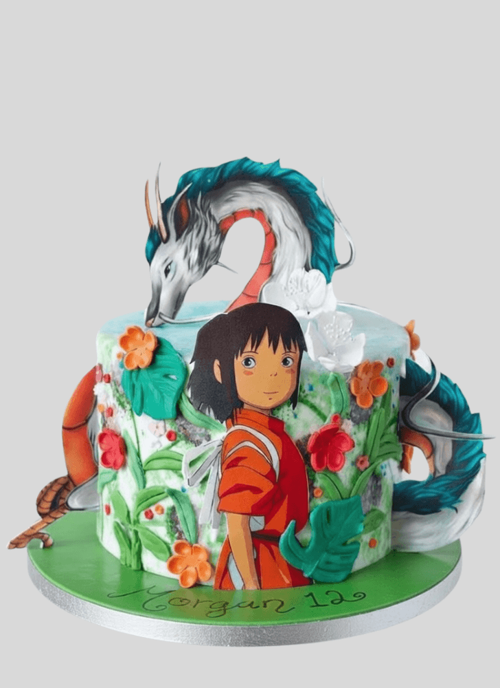 Wonderful Spirited Away Cake Design