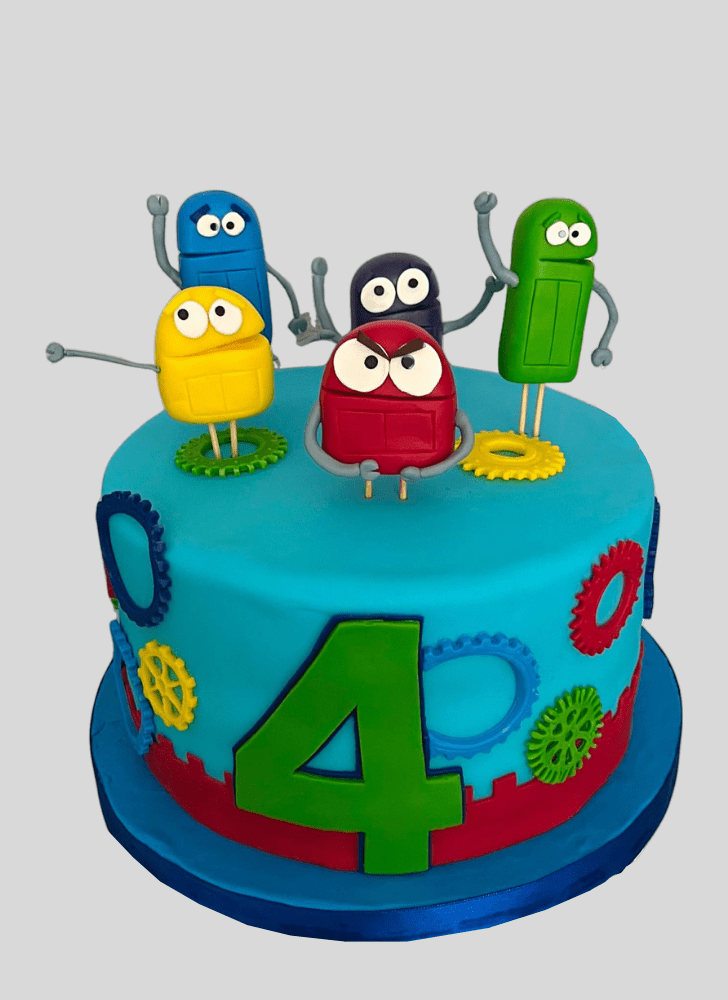 Delicate Storybots Cake
